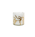 Gold Paint Splatter Glass Votive 8cm