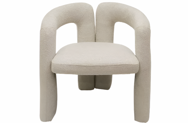 Nina Fabric Dining Chair - Dove