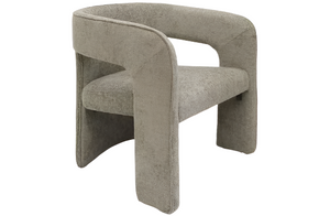 Mina Fabric Dining/Occasional Chair - Stone