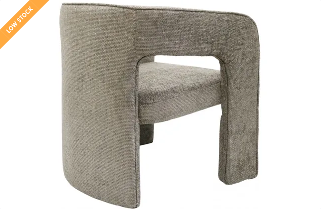 Mina Fabric Dining/Occasional Chair - Stone