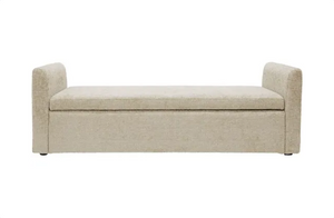 Sylvie Storage Bench | Ottoman - Biege