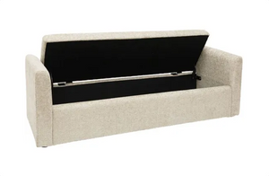 Sylvie Storage Bench | Ottoman - Biege