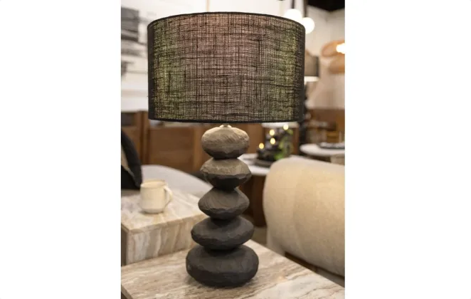 Boulder Wooden Table lamp