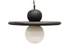 Zina Wooden Pendant Light - Black Sandblast