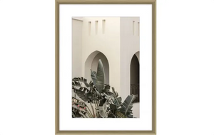 Havana Glass Framed Art - Natural