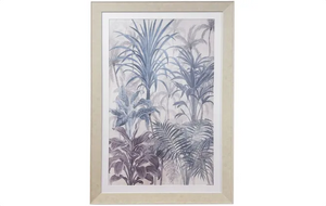 Summer Palms Framed Print in Plexiglass