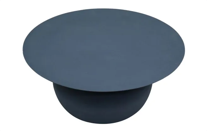 Benji Iron Coffee Table - Petrol Blue