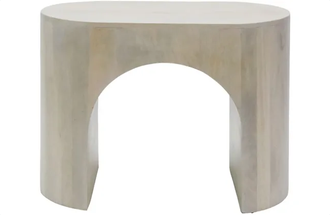 ARC Side Table - Milk Wash