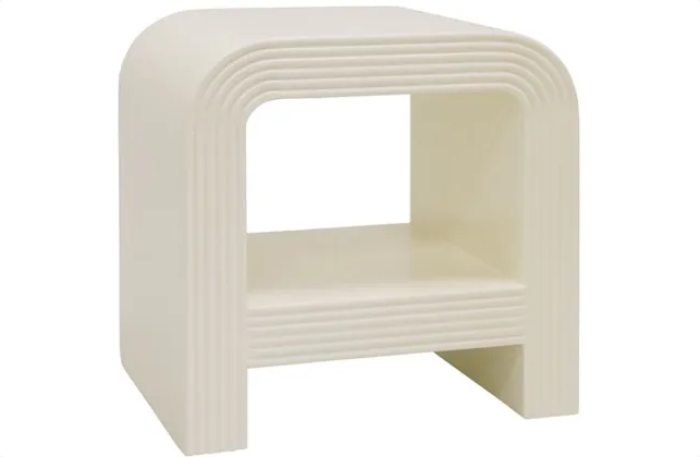 Blanco Bedside Table - White