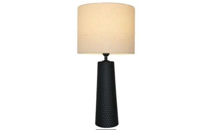 Larry Ceramic Lamp with Linen Shade