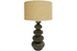 Stacked Wooden Table Lamp - Walnut