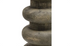 Stacked Wooden Floor Lamp - Walnut/Jute Shad