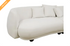 Moss 4 Seater Sofa - Gray/White