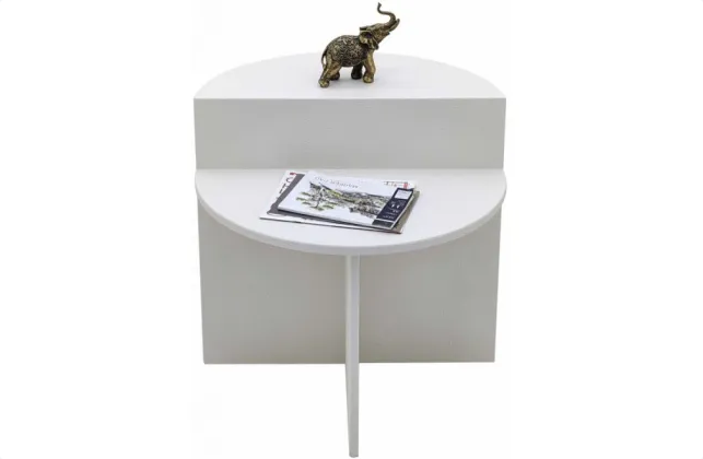 Dora Metal Table - Off White