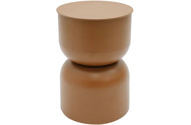 Milly Metal Stool - Ocre