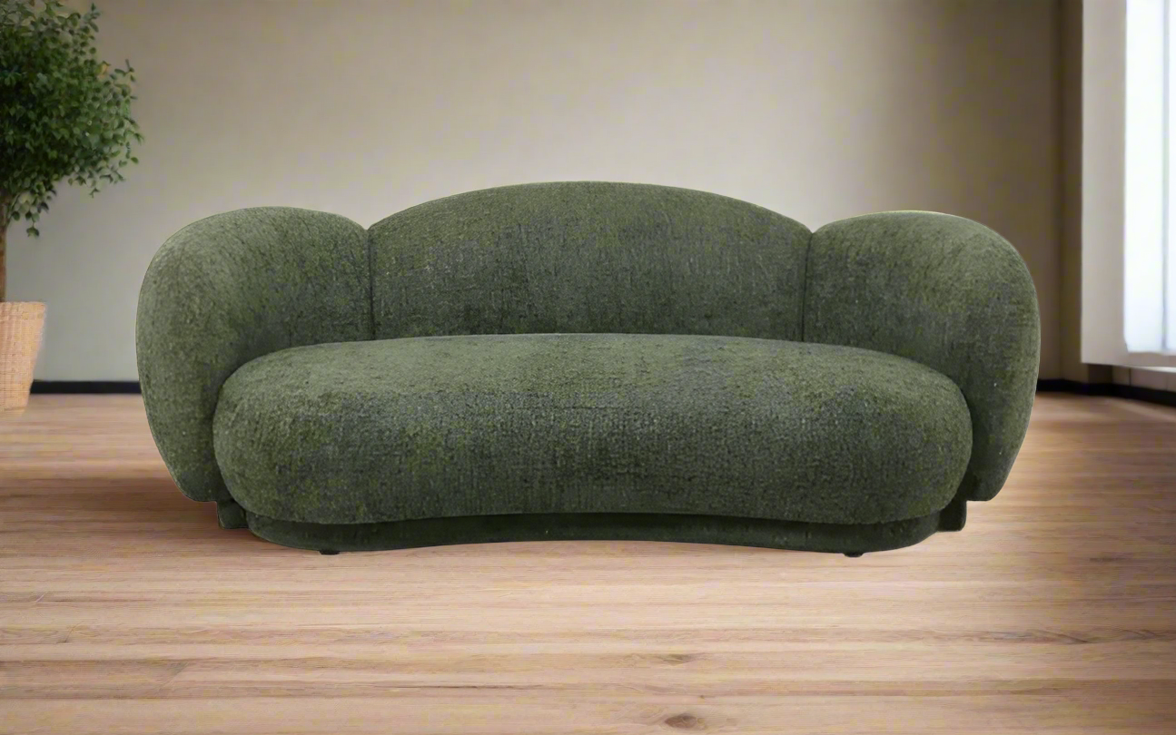 Heart 2 Seat Sofa - Olive