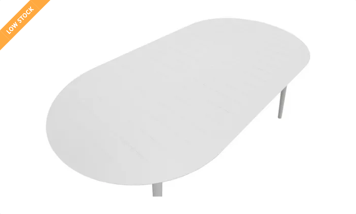 Ovolo Outdoor Table - Matt White