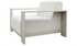 Olivia Outdoor Sofa/Coffee Table Set - Taupe