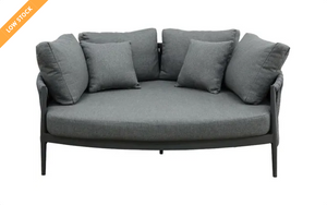 Redmond Outdoor Daybed - Charcoal