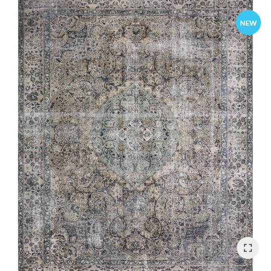 Layla Taupe Stone Rug 229x289Cm