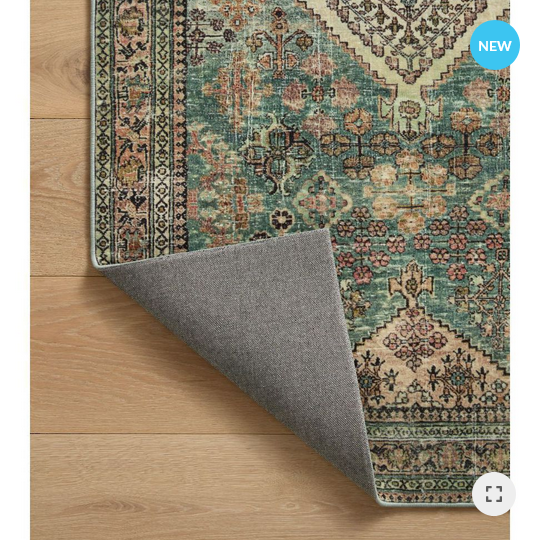 Sinclaor Turquoise Multi Color Rug - 229x289Cm