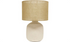 Mykons Ceramic Lamp W/ Jute Shade - Sand