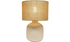 Mykons Ceramic Lamp W/ Jute Shade - Sand