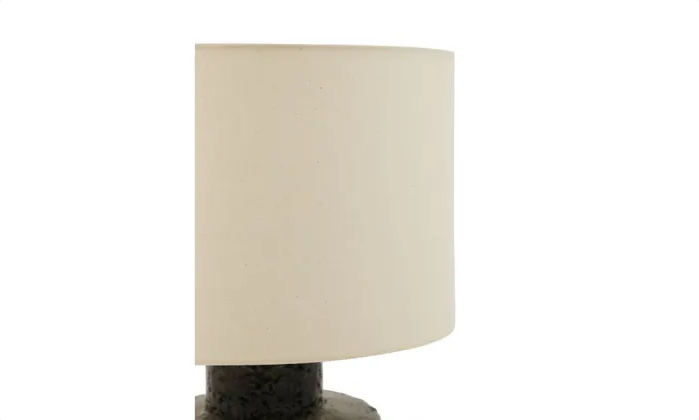 Mirabelle Terracotta Lamp W/ Linen Shade