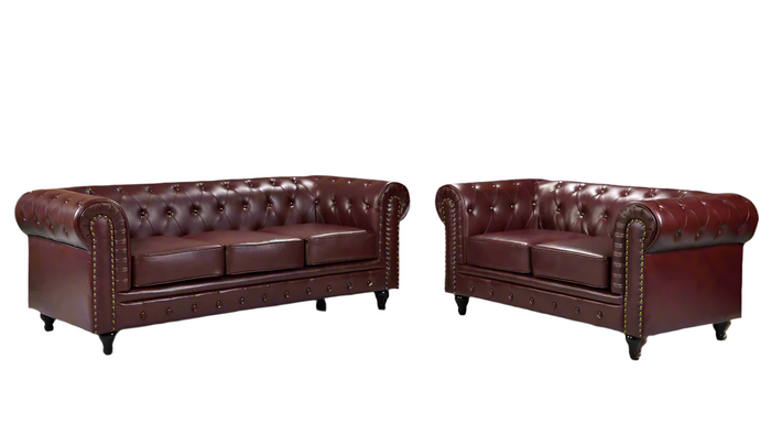 Arthur Chesterfield Sofa Set - 3+2