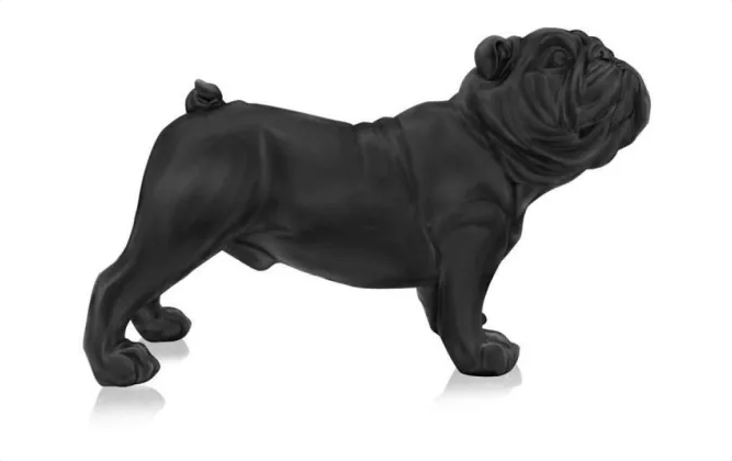 Antique Bulldog - Matt Black