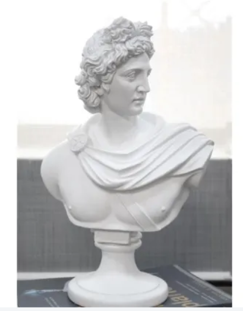 Apollo Bust - White