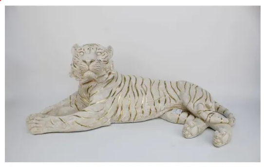 White Tiger Statue - 76 Cm