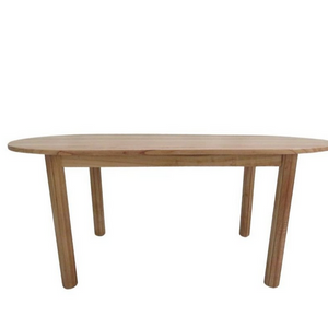 Remy Oval Dining Table Natural 1800