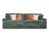 Bruno Large Corduroy 4 Seater Sofa - Olive