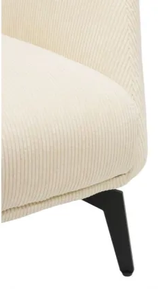 Isla Corduroy Casual Chair - Cream