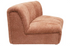 Maddie Curved Sectional Sofa - Berry