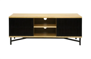 Michel TV Unit - Black & Natural