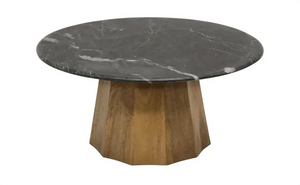 Zendaya Coffee Table with Marble Top