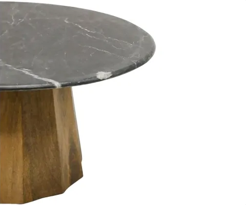 Zendaya Coffee Table with Marble Top