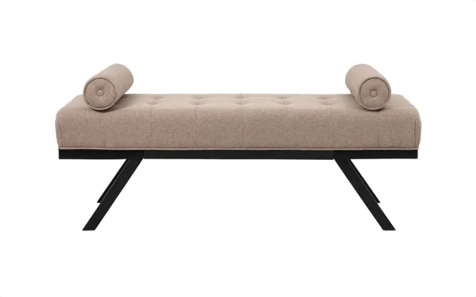 Eddie Bench Seat - Dark Taupe