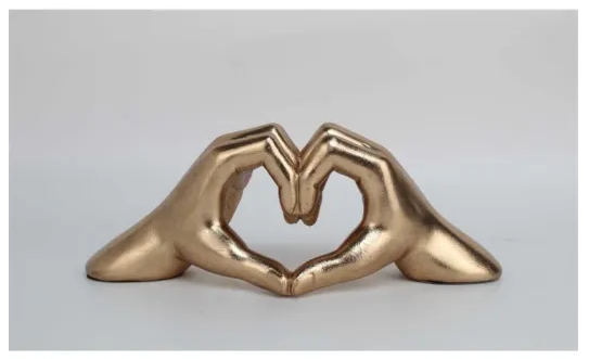 Heart Hands - Bronze