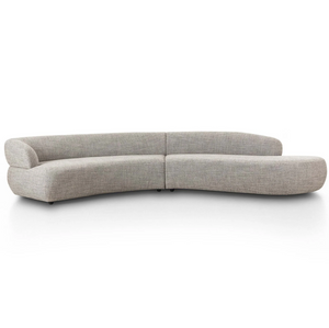 Terra 2 Piece Sectional Sofa - Grey