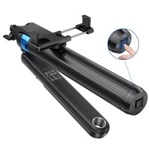 Premium Bluetooth Selfie Stick w/ 1.75m Quadpod, Camera Mount, Stabilizer