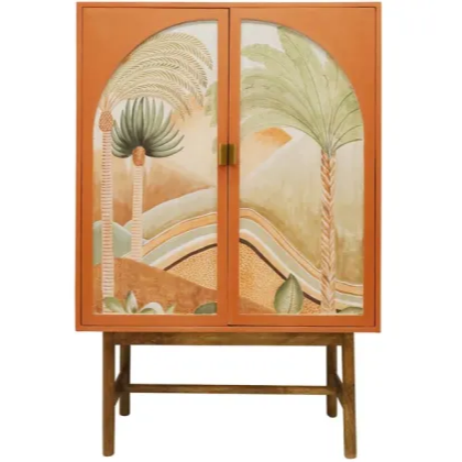 Shady Palms 2 Door Cabinet