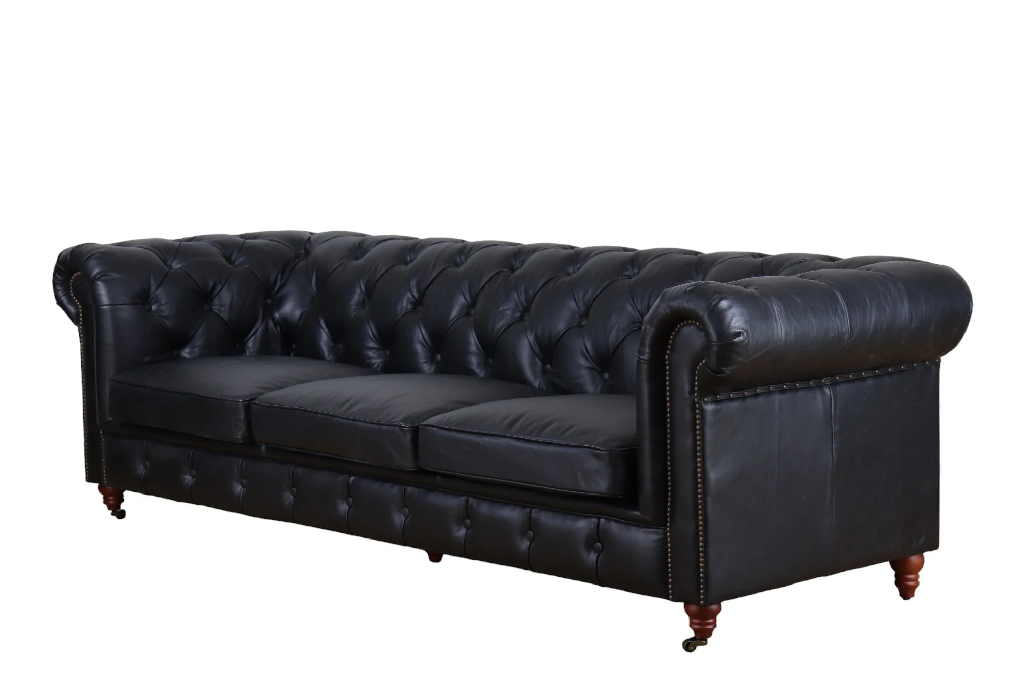 Chesterfield 3 Seater Sofa - Vintage Black