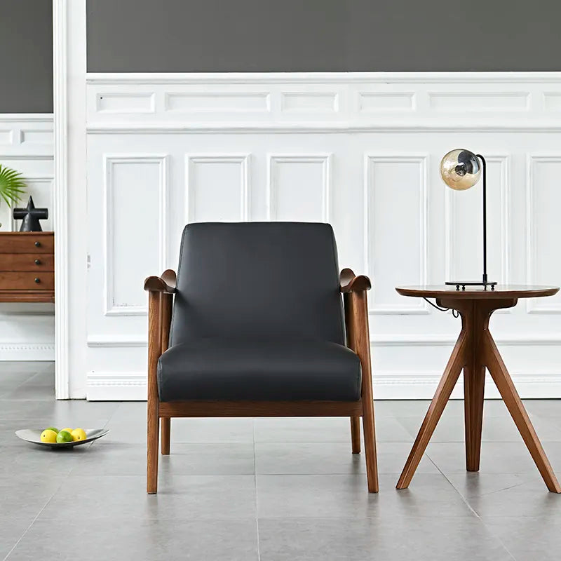 Black mid century armchair new arrivals