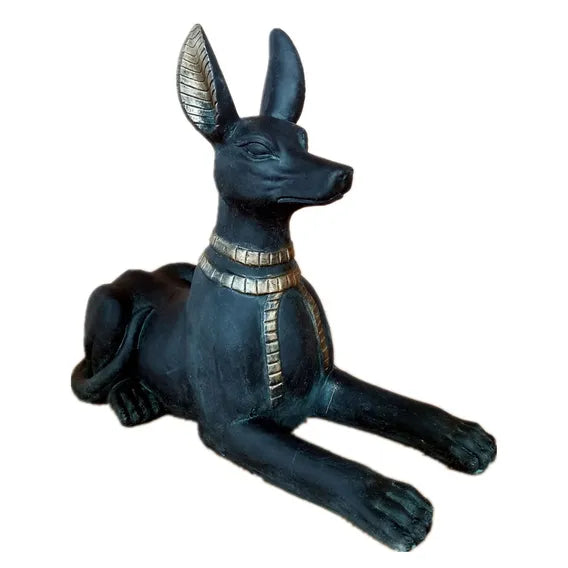 The statue of Anubis