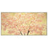 Hand Painted Flower Painting on Stretched Canvas - Gold Frame