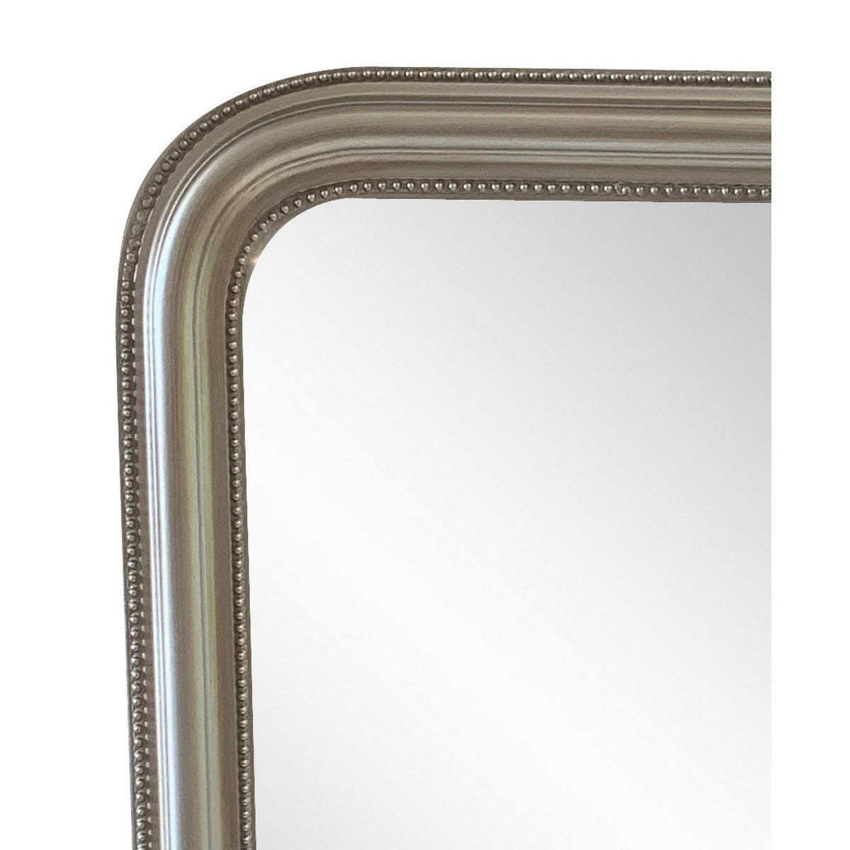 Toulouse Wall Mirror Antique Silver