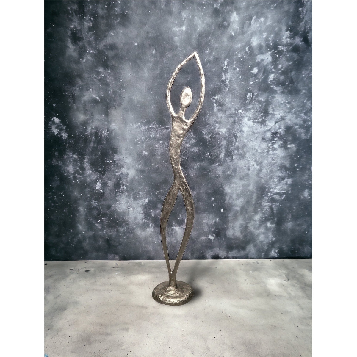 Aluminium XL Figurine Deco Arm Upwards